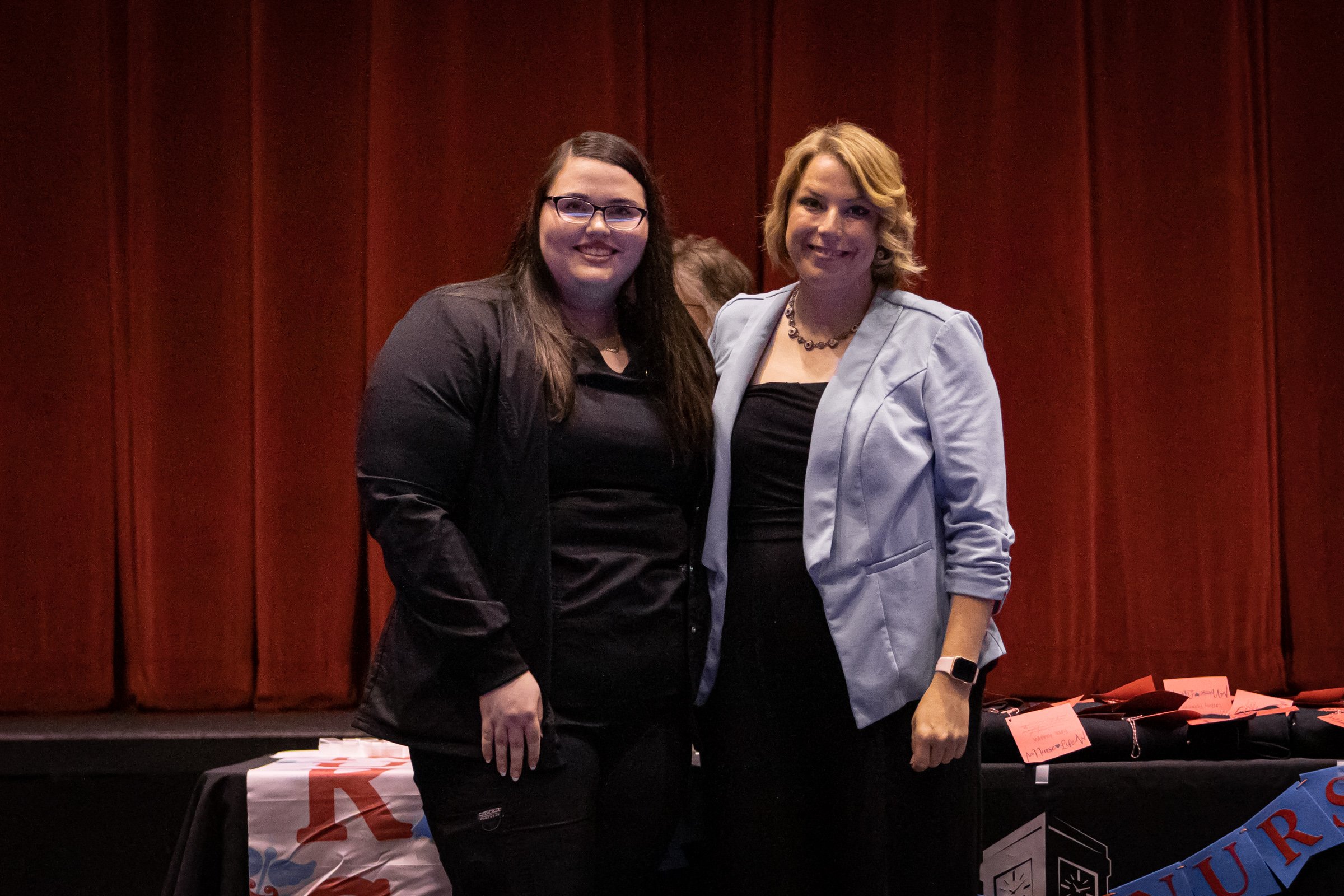 Allyson Vuichard (Mt. Vernon) and Dr. Tracy Smith, Nursing Instructor