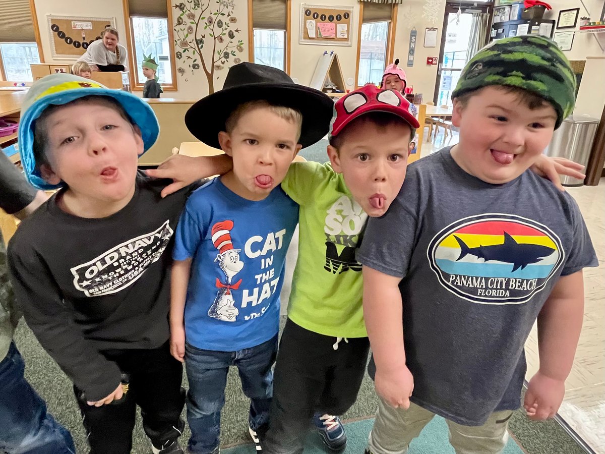 Tuesday - Crazy Hat Day - RLCF Children's Center Dr. Seuss Week
