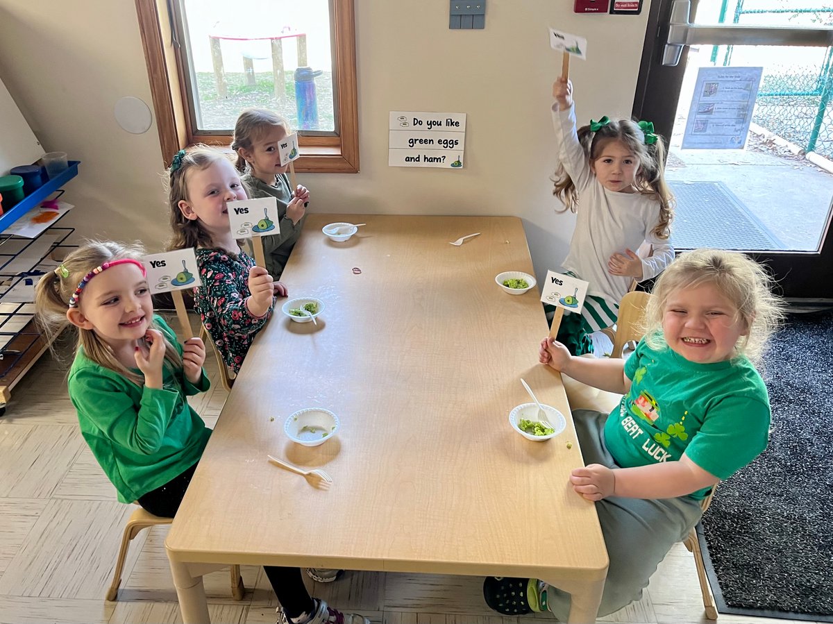 Thursday - Green Eggs & Ham Day - RLCF Children's Center Dr. Seuss Week